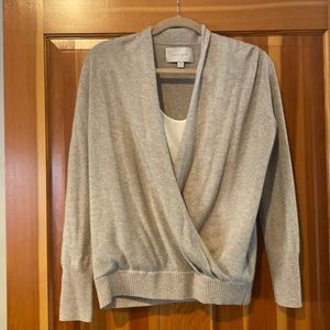 Brochure Walker Surplice Sweater with attached Cami. Size Small